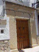 Casa de la Calle Blas Poyatos n 18. Portada del siglo XVII