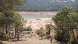 Pantano del Tranco. Desde el Mirador de Bujaraiza en sequa