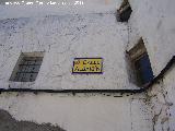 Calle Albaicn. Placa