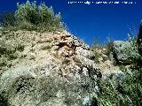 Castillo de Ruicerezo. Restos de muralla