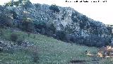 Lomas de Carboneros. Paredes rocosas desde la Ca�ada de los Habares