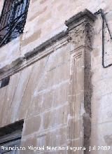 Palacio de Jabalquinto. Detalle de la portada lateral