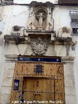 Portada del Hospital de la Vera Cruz. 