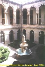 Palacio de la Diputacin. Patio y fuente procedente del convento de la Guardia