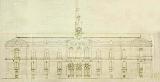 Palacio de la Diputacin. Proyecto de fachada para el Palacio Provincial. Justino Flrez, 1885. Archivo de la Diputacin de Jan.