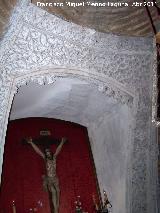 Arco de San Lorenzo. Yeseras y Cristo
