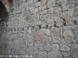 Castillo Nuevo de Santa Catalina. Restos de construcciones a extramuros