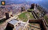 Castillo Nuevo de Santa Catalina. Foto antigua. Antes de la excavacin arqueolgica