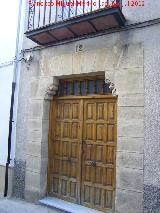 Casa de la Calle Condestable Dvalos n 12. Portada