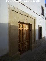 Casa de la Calle Baja de San Jorge n 18. Portada