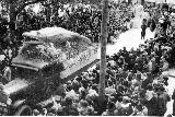 Monumento al Lagarto de la Malena. Saliendo en la Cabalgata de los Gigantes y Cabezudos de 1958