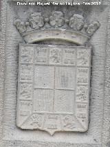 Monumento al Lagarto de la Malena. Escudo
