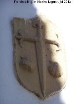 Casa de la Calle Cervantes n 14. Escudo