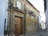 Casa de Los Aguilar. Fachada