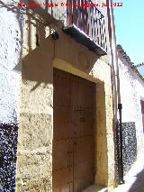 Casa de la Calle Horno de Santiago n 1. Portada