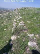 Fortn romano de Cadimo. Muralla