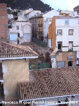 Calle Arco Puerta de Granada. Excavacin arqueolgica en la Calle Arco Puerta de Granada desde la azotea del Torren del Conde de Torralba