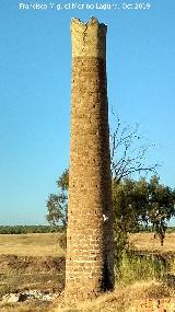 Pozo Palmerston. Chimenea