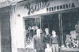 Calle Maestra. Foto antigua. Perfumera Ysaac