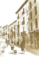 Calle Martnez Molina. Foto antigua