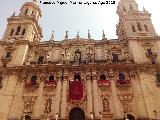 Catedral de Jan. Fachada. Durante la Obtensin del Santo Rostro