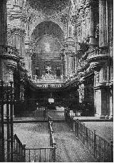 Catedral de Jan. Coro. Foto antigua. Va Sacra