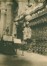 Catedral de Jan. Coro. Foto antigua