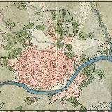 Historia de Sevilla. Plano de 1827 de Manuel Spinola de Quintana