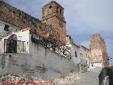 Castillo de La Guardia. Torren Este. Distancia al campanario