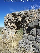 Castillo Vboras. Murallas. Extremo noroccidental de la muralla