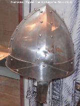 Yelmo. Casco de infantera cristiana. Museo de la Batalla de las Navas de Tolosa