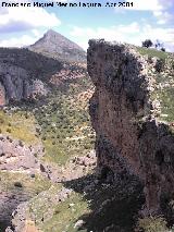 Los Caones. Pared de La Veleta