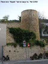 Muralla de Jan. Torren del Cao del Agua. Despus de la construccin del teatro