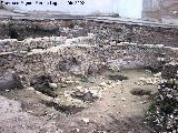 Antigua Escuela de Enfermera. Arqueras de la excavacin arqueolgica