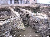 Antigua Escuela de Enfermera. Arqueras de la excavacin arqueolgica