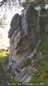 Cerro de Santa Catalina. Formaciones rocosas de la ladera norte