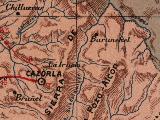 Historia de La Iruela. Mapa 1901