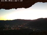 Cueva del Contadero. Vistas hacia Los Villares
