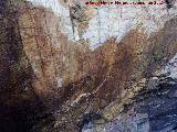 Pinturas rupestres del Barranco de la Cueva Grupo V. Parte central