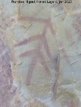 Pinturas rupestres del Barranco de la Cueva Grupo I. Figura