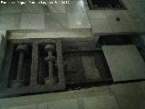 Cripta del Barn Velasco. Mecanismo para mover las estatuas