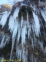 Cascada del Zurren. Congelada