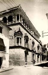 Foto antigua Palacio Vela de Los Cobos. Foto antigua