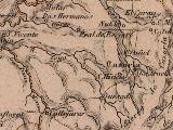 Aldea Mogn. Mapa 1862