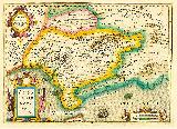 Andaluca. Mapa de Andaluca de 1606