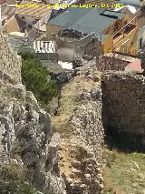 Desde el Torreón Sur V Muralla de Jaén. Torreón oculto. Desde el Torreón Sur V