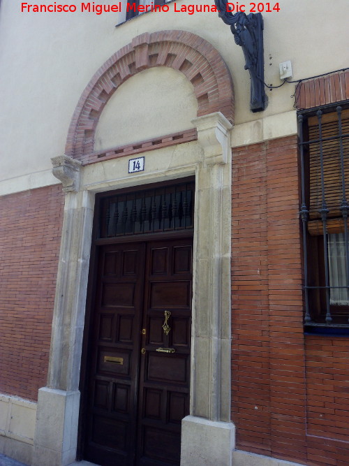 Casa de la Calle Maestra n 14 - Casa de la Calle Maestra n 14. Portada