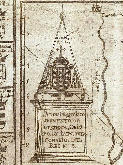 Obispado - Obispado. Mapa 1588