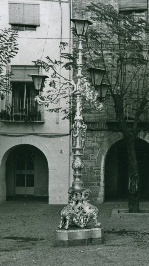 Farola de la Magdalena - Farola de la Magdalena. Foto antigua. Archivo IEG