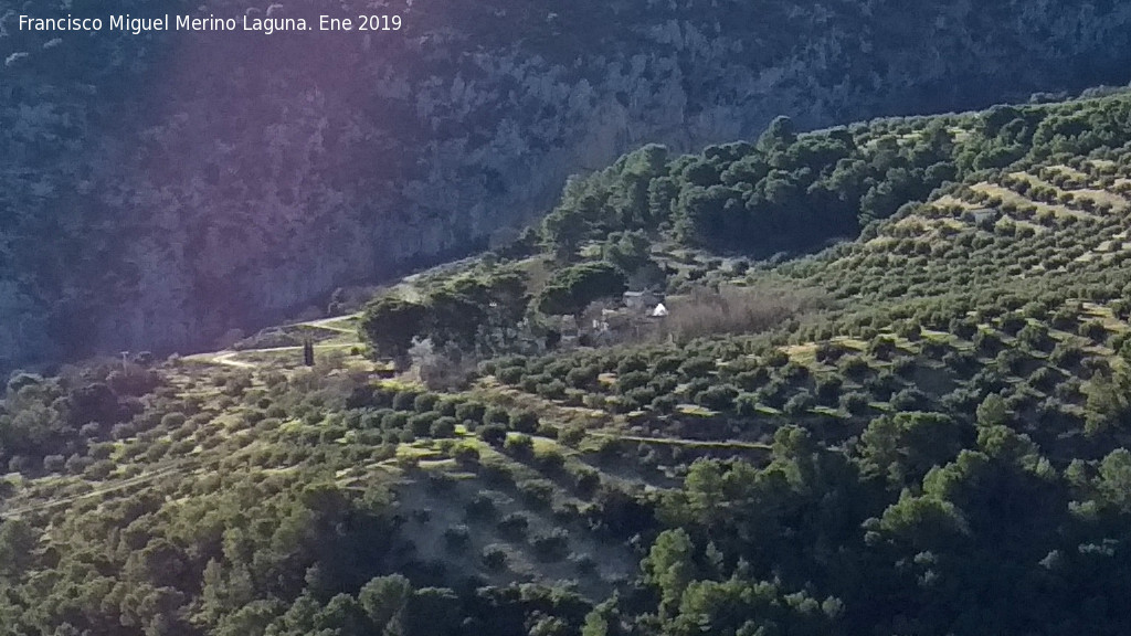 Aldea de Santa Cristina u Otiar - Aldea de Santa Cristina u Otiar. Desde el Salto del Brincola